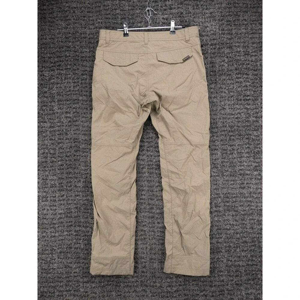 Prana Pants Mens 32x32 Actual 32x31 Beige Zion Cargo Belted Stretch Gorpcore - Picture 14 of 16